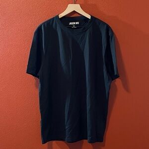 Jason Wu Men’s Classic Black Midweight Crewneck Tee‎ Shirt